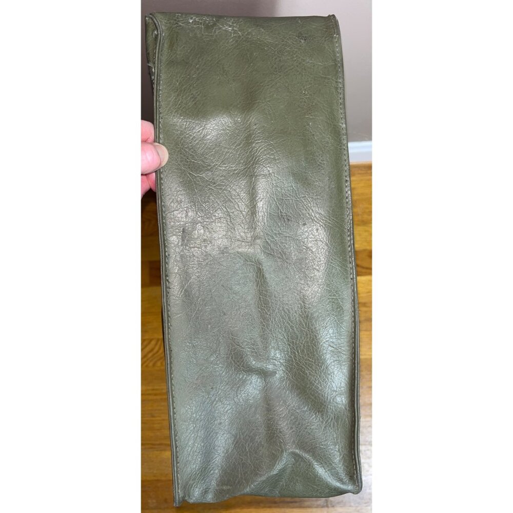 Vtg Swiss Army Military Satchel Bag 3 Ways Foldable 1970s Militaria Equipment - Picture 12 of 15